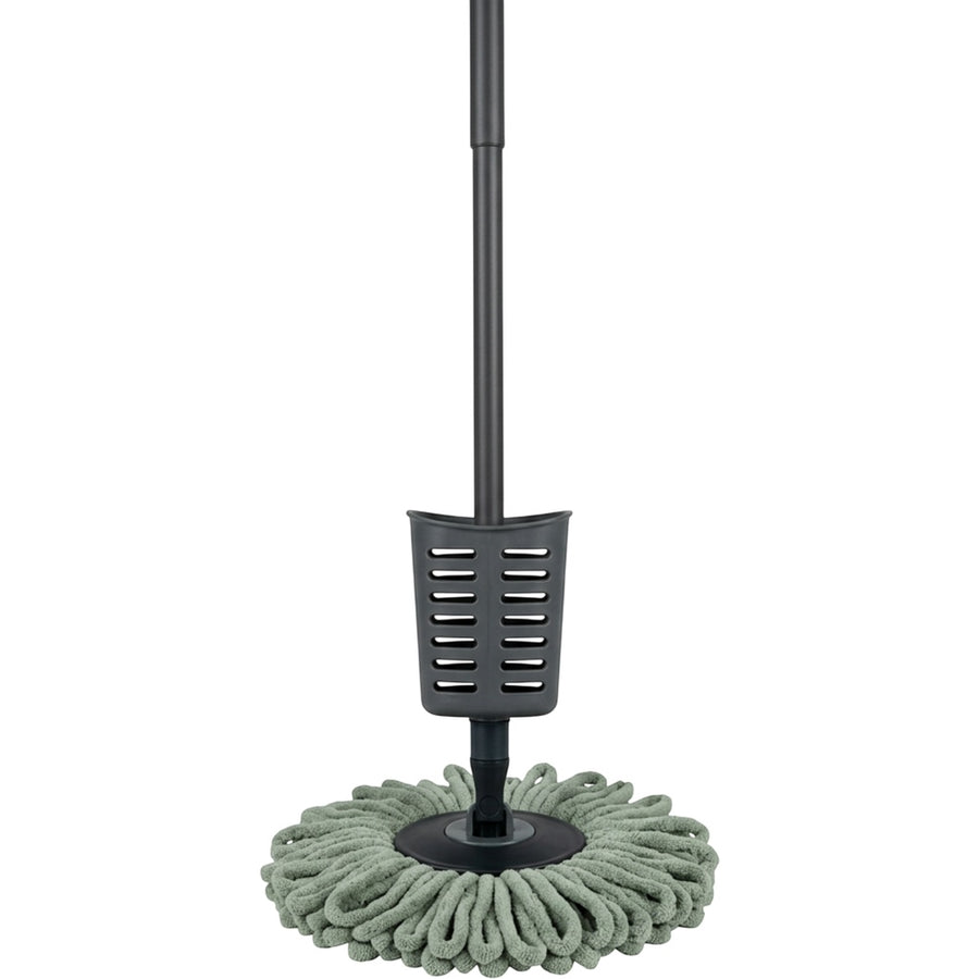 Villd Twist-Sleeve Microfiber Tube Mop Charcoal Sage